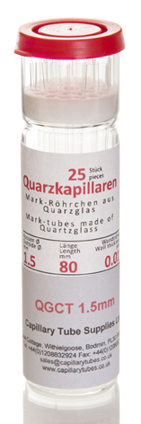 Quartz Glass Capillary Tubes
